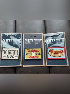 New York Exclusive Yeti Patch Set - Subway Tile Hotdog Big Apple